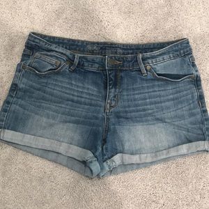 Denim shorts